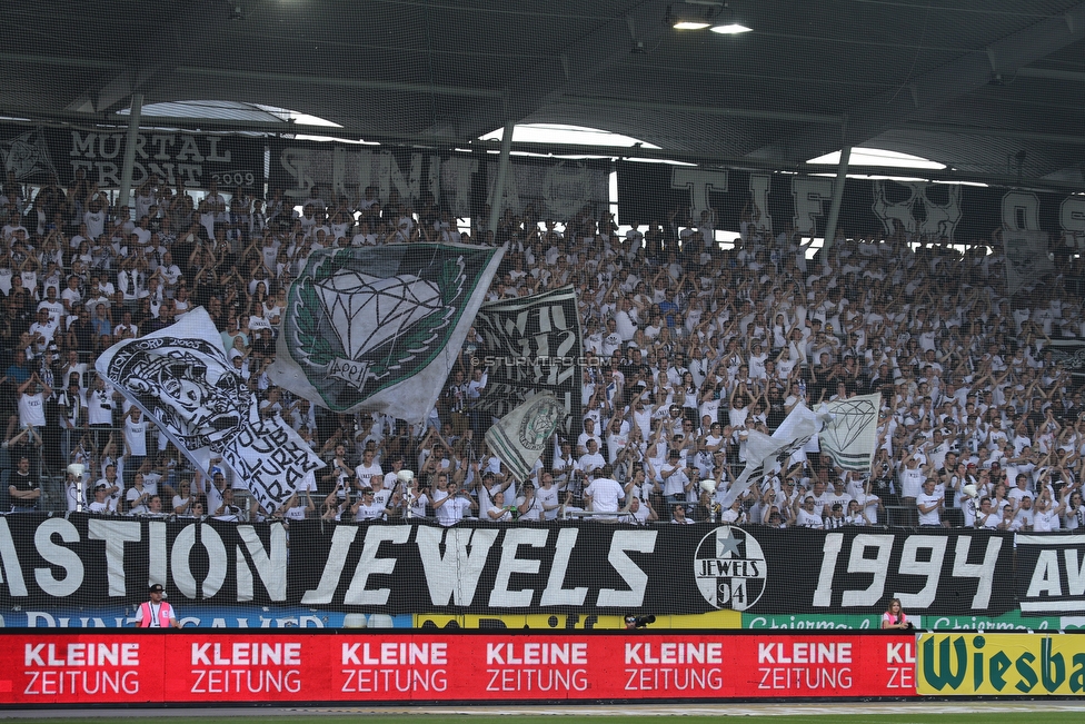 Sturm Graz - LASK
Oesterreichische Fussball Bundesliga, 34. Runde, SK Sturm Graz - LASK, Stadion Liebenau Graz, 12.05.2018. 

Foto zeigt Fans von Sturm
