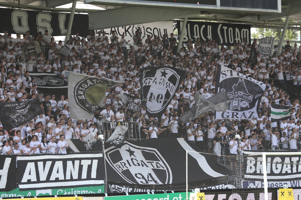 Sturm Graz - LASK
Oesterreichische Fussball Bundesliga, 34. Runde, SK Sturm Graz - LASK, Stadion Liebenau Graz, 12.05.2018. 

Foto zeigt Fans von Sturm
