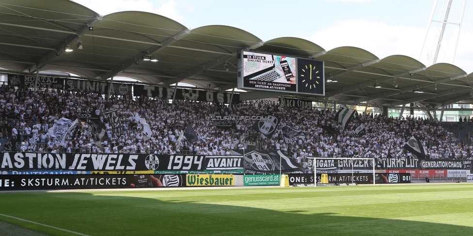 Sturm Graz - LASK
Oesterreichische Fussball Bundesliga, 34. Runde, SK Sturm Graz - LASK, Stadion Liebenau Graz, 12.05.2018. 

Foto zeigt Fans von Sturm
