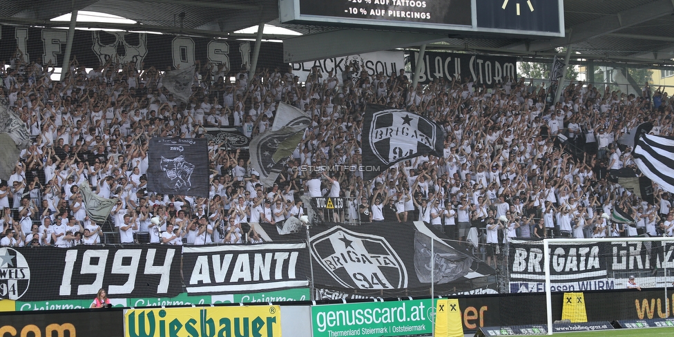 Sturm Graz - LASK
Oesterreichische Fussball Bundesliga, 34. Runde, SK Sturm Graz - LASK, Stadion Liebenau Graz, 12.05.2018. 

Foto zeigt Fans von Sturm
