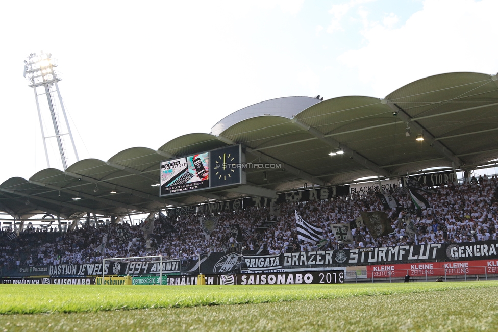 Sturm Graz - LASK
Oesterreichische Fussball Bundesliga, 34. Runde, SK Sturm Graz - LASK, Stadion Liebenau Graz, 12.05.2018. 

Foto zeigt Fans von Sturm
