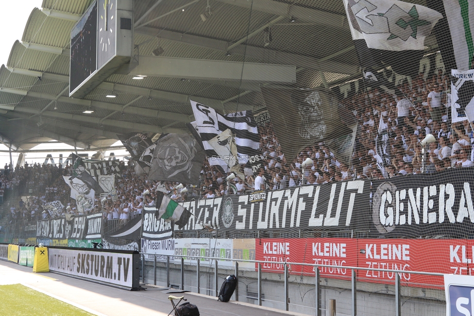 Sturm Graz - LASK
Oesterreichische Fussball Bundesliga, 34. Runde, SK Sturm Graz - LASK, Stadion Liebenau Graz, 12.05.2018. 

Foto zeigt Fans von Sturm
