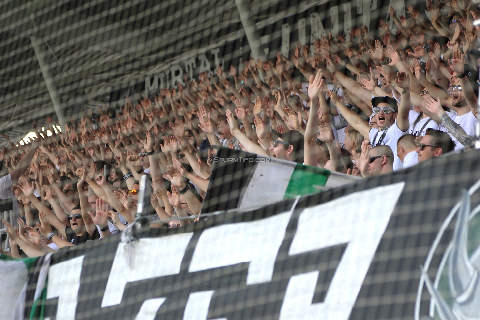 Sturm Graz - LASK
Oesterreichische Fussball Bundesliga, 34. Runde, SK Sturm Graz - LASK, Stadion Liebenau Graz, 12.05.2018. 

Foto zeigt Fans von Sturm
