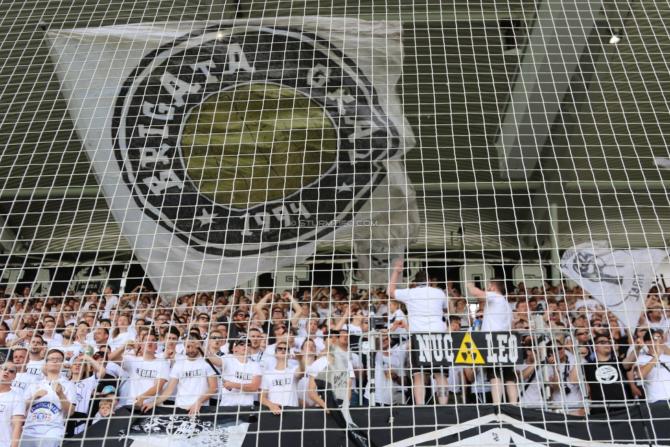 Sturm Graz - LASK
Oesterreichische Fussball Bundesliga, 34. Runde, SK Sturm Graz - LASK, Stadion Liebenau Graz, 12.05.2018. 

Foto zeigt Fans von Sturm
