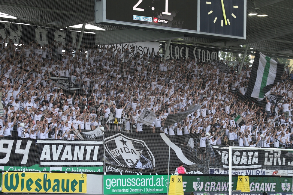 Sturm Graz - LASK
Oesterreichische Fussball Bundesliga, 34. Runde, SK Sturm Graz - LASK, Stadion Liebenau Graz, 12.05.2018. 

Foto zeigt Fans von Sturm
