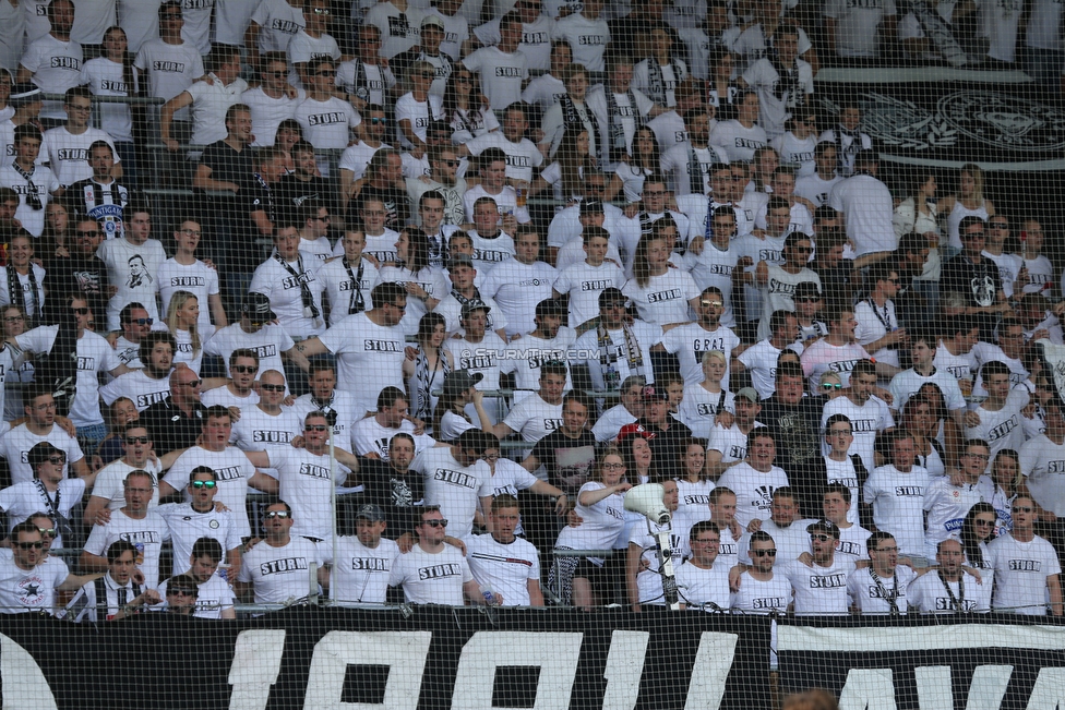 Sturm Graz - LASK
Oesterreichische Fussball Bundesliga, 34. Runde, SK Sturm Graz - LASK, Stadion Liebenau Graz, 12.05.2018. 

Foto zeigt Fans von Sturm
