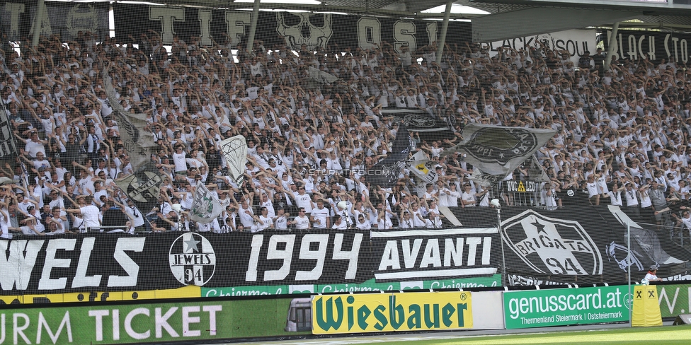 Sturm Graz - LASK
Oesterreichische Fussball Bundesliga, 34. Runde, SK Sturm Graz - LASK, Stadion Liebenau Graz, 12.05.2018. 

Foto zeigt Fans von Sturm
