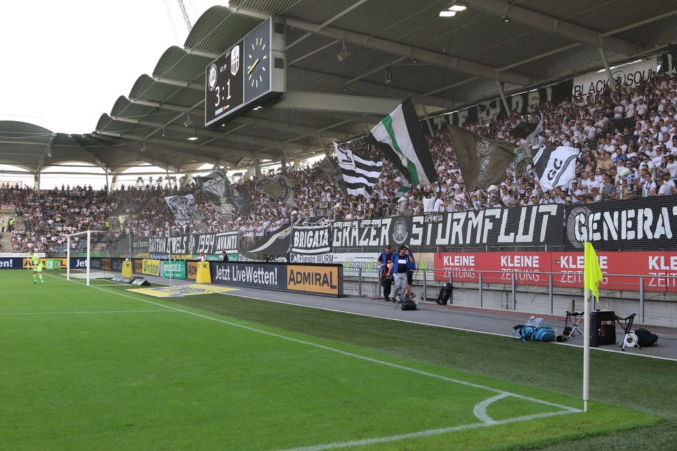 Sturm Graz - LASK
Oesterreichische Fussball Bundesliga, 34. Runde, SK Sturm Graz - LASK, Stadion Liebenau Graz, 12.05.2018. 

Foto zeigt Fans von Sturm
