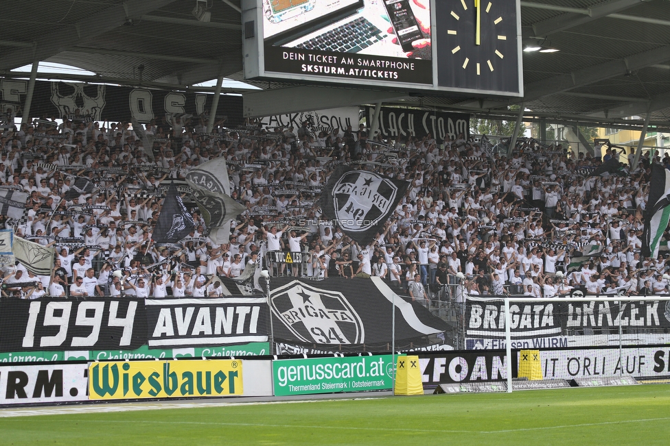 Sturm Graz - LASK
Oesterreichische Fussball Bundesliga, 34. Runde, SK Sturm Graz - LASK, Stadion Liebenau Graz, 12.05.2018. 

Foto zeigt Fans von Sturm

