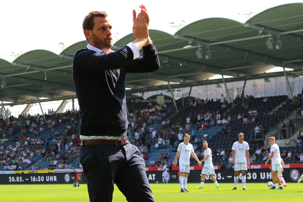 Sturm Graz - LASK
Oesterreichische Fussball Bundesliga, 34. Runde, SK Sturm Graz - LASK, Stadion Liebenau Graz, 12.05.2018. 

Foto zeigt Juergen Saeumel (ehem. Spieler Sturm) 
