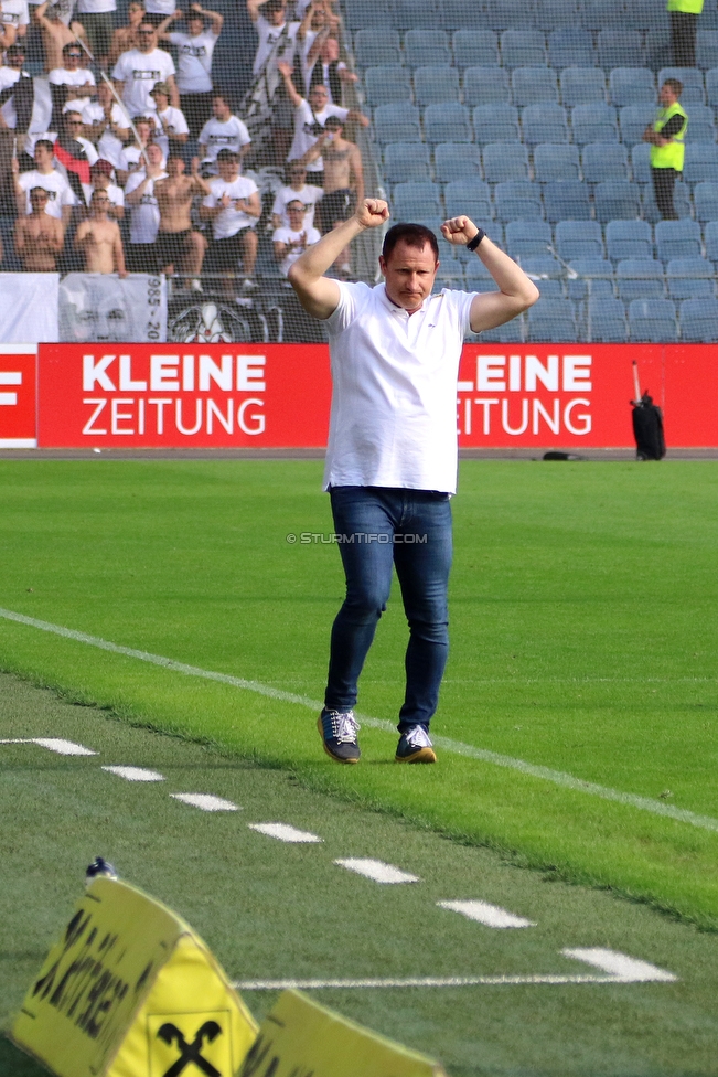 Sturm Graz - LASK
Oesterreichische Fussball Bundesliga, 34. Runde, SK Sturm Graz - LASK, Stadion Liebenau Graz, 12.05.2018. 

Foto zeigt Heiko Vogel (Cheftrainer Sturm)
