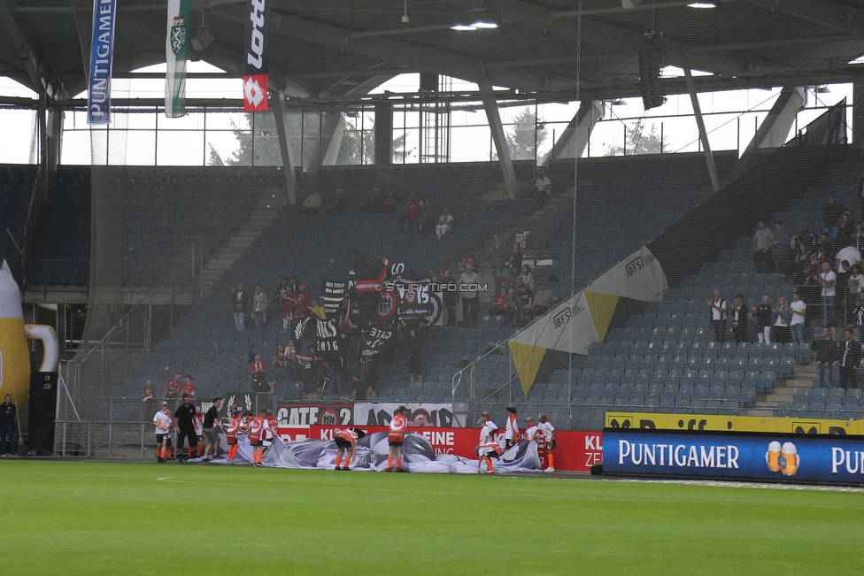 Sturm Graz - Admira Wacker
Oesterreichische Fussball Bundesliga, 35. Runde, SK Sturm Graz - FC Admira Wacker, Stadion Liebenau Graz, 12.05.2018. 

Foto zeigt Fans von Sturm
