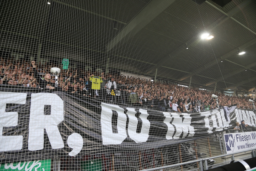 Sturm Graz - Admira Wacker
Oesterreichische Fussball Bundesliga, 35. Runde, SK Sturm Graz - FC Admira Wacker, Stadion Liebenau Graz, 12.05.2018. 

Foto zeigt Fans von Sturm
