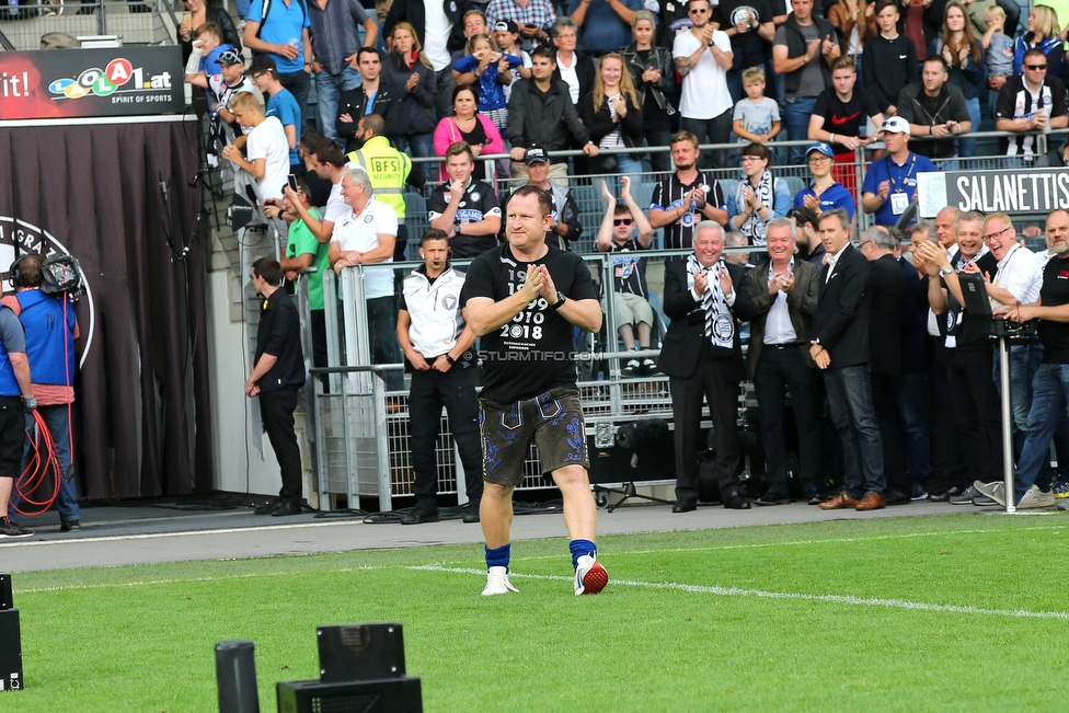 Sturm Graz - Admira Wacker
Oesterreichische Fussball Bundesliga, 35. Runde, SK Sturm Graz - FC Admira Wacker, Stadion Liebenau Graz, 12.05.2018. 

Foto zeigt Heiko Vogel (Cheftrainer Sturm)
