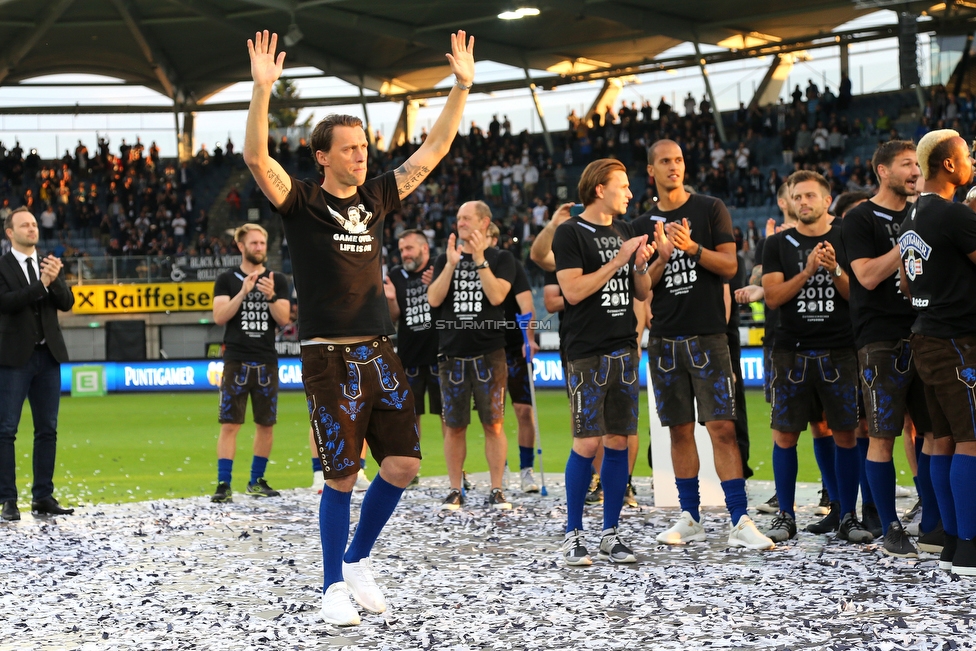 Sturm Graz - Admira Wacker
Oesterreichische Fussball Bundesliga, 35. Runde, SK Sturm Graz - FC Admira Wacker, Stadion Liebenau Graz, 12.05.2018. 

Foto zeigt Christian Gratzei (Sturm)
