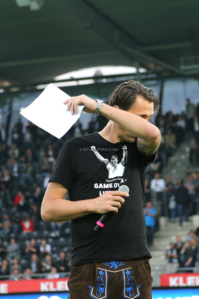 Sturm Graz - Admira Wacker
Oesterreichische Fussball Bundesliga, 35. Runde, SK Sturm Graz - FC Admira Wacker, Stadion Liebenau Graz, 12.05.2018. 

Foto zeigt Christian Gratzei (Sturm)
