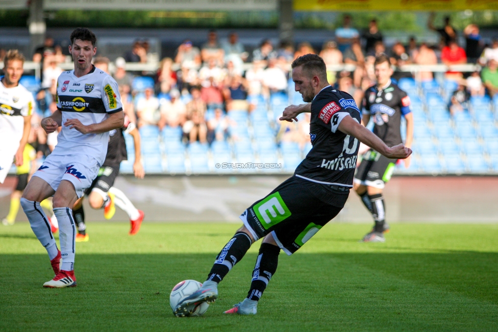 Altach - Sturm Graz
Oesterreichische Fussball Bundesliga, 36. Runde, SC Rheindorf Altach - SK Sturm Graz, Stadion Schnabelholz Altach, 27.05.2018. 

Foto zeigt Jakob Jantscher (Sturm)
