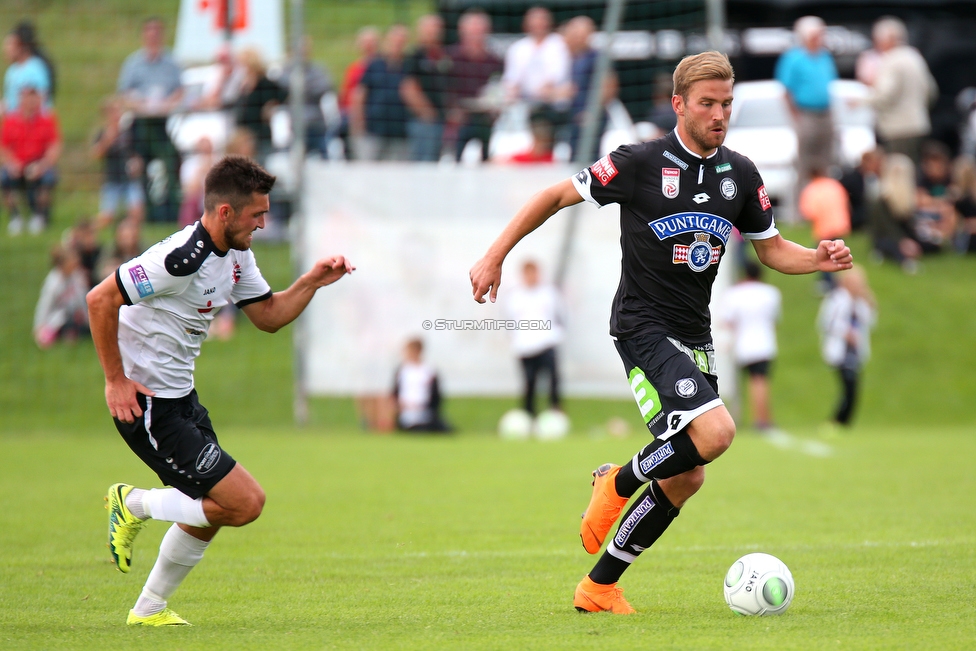 Voitsberg - Sturm Graz
Testspiel,  ASK Voitsberg - SK Sturm Graz, Sportplatz Voitsberg, 23.06.2018. 

Foto zeigt Lukas Grozurek (Sturm)
