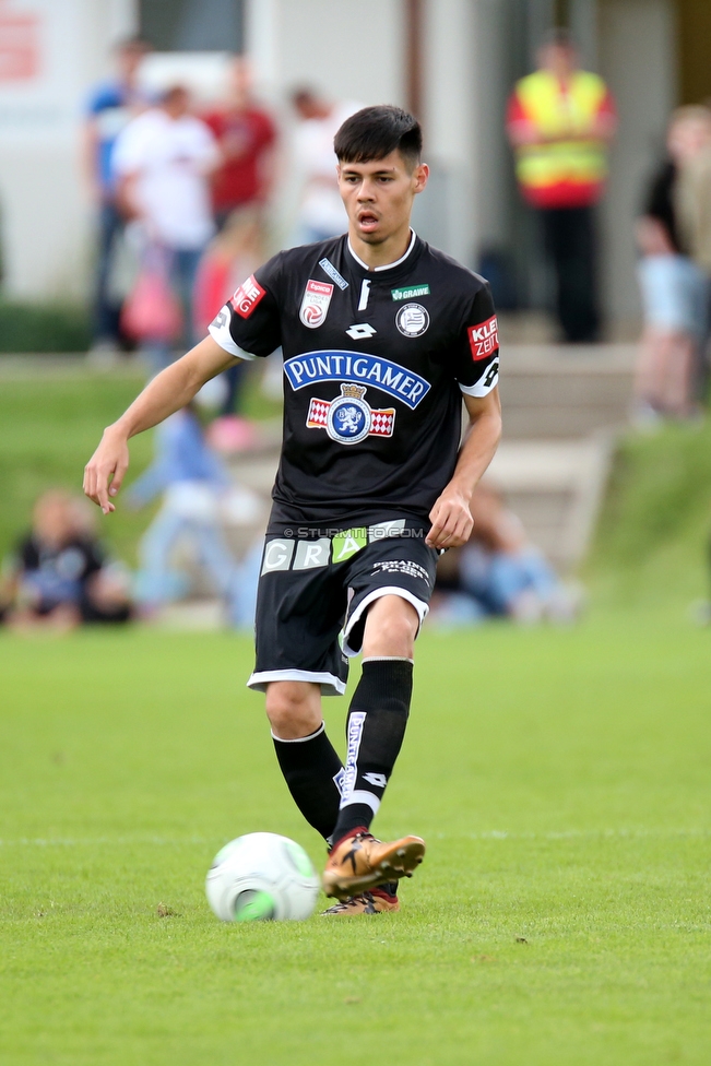 Voitsberg - Sturm Graz
Testspiel,  ASK Voitsberg - SK Sturm Graz, Sportplatz Voitsberg, 23.06.2018. 

Foto zeigt Raphael Obermair (Sturm)
