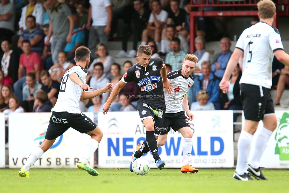 Voitsberg - Sturm Graz
Testspiel,  ASK Voitsberg - SK Sturm Graz, Sportplatz Voitsberg, 23.06.2018. 

Foto zeigt Ivan Ljubic (Sturm)
