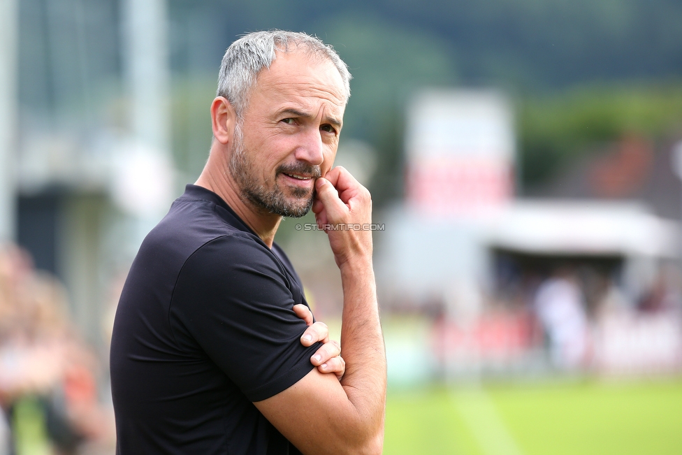 Voitsberg - Sturm Graz
Testspiel,  ASK Voitsberg - SK Sturm Graz, Sportplatz Voitsberg, 23.06.2018. 

Foto zeigt Gerald Strafner (Cheftrainer Voitsberg)
