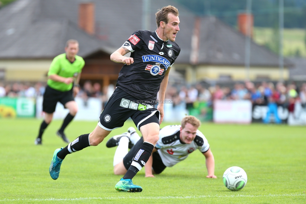 Voitsberg - Sturm Graz
Testspiel,  ASK Voitsberg - SK Sturm Graz, Sportplatz Voitsberg, 23.06.2018. 

Foto zeigt Fabian Schubert (Sturm)
