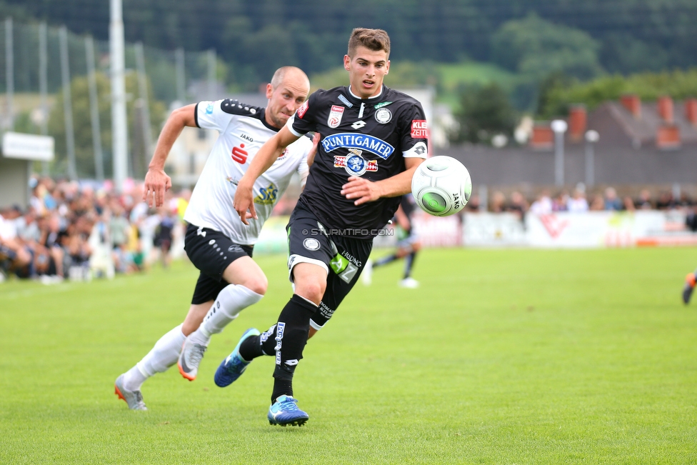 Voitsberg - Sturm Graz
Testspiel,  ASK Voitsberg - SK Sturm Graz, Sportplatz Voitsberg, 23.06.2018. 

Foto zeigt Ivan Ljubic (Sturm)
