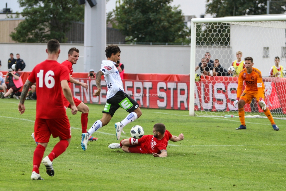 Siegendorf - Sturm Graz
OEFB Cup, 1. Runde, ASV Siegendorf - SK Sturm Graz, Heidenboden Stadion Parndorf, 21.07.2018. 

Foto zeigt Philipp Hosiner (Sturm)
