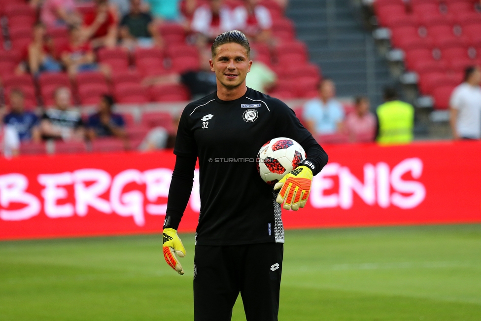 Ajax Amsterdam - Sturm Graz
UEFA Champions League Qualifikation 2. Runde, Ajax Amsterdam - SK Sturm Graz, Johan Cruijff Arena Amsterdam, 25.07.2018. 

Foto zeigt Tobias Schuetzenauer (Sturm)
