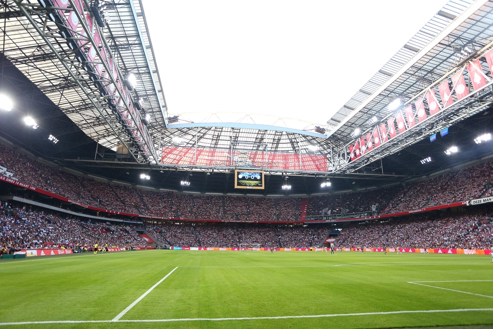 Ajax Amsterdam - Sturm Graz
UEFA Champions League Qualifikation 2. Runde, Ajax Amsterdam - SK Sturm Graz, Johan Cruijff Arena Amsterdam, 25.07.2018. 

Foto zeigt eine Innenansicht in der Johan Cruijff Arena
