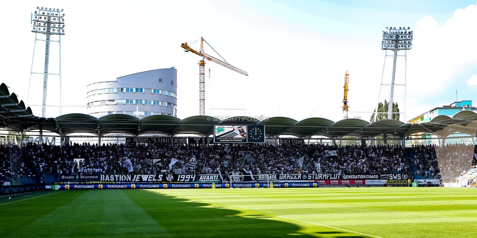 Sturm Graz - Hartberg
Oesterreichische Fussball Bundesliga, 1. Runde, SK Sturm Graz - TSV Hartberg, Stadion Liebenau Graz, 28.07.2018. 

Foto zeigt Fans von Sturm
