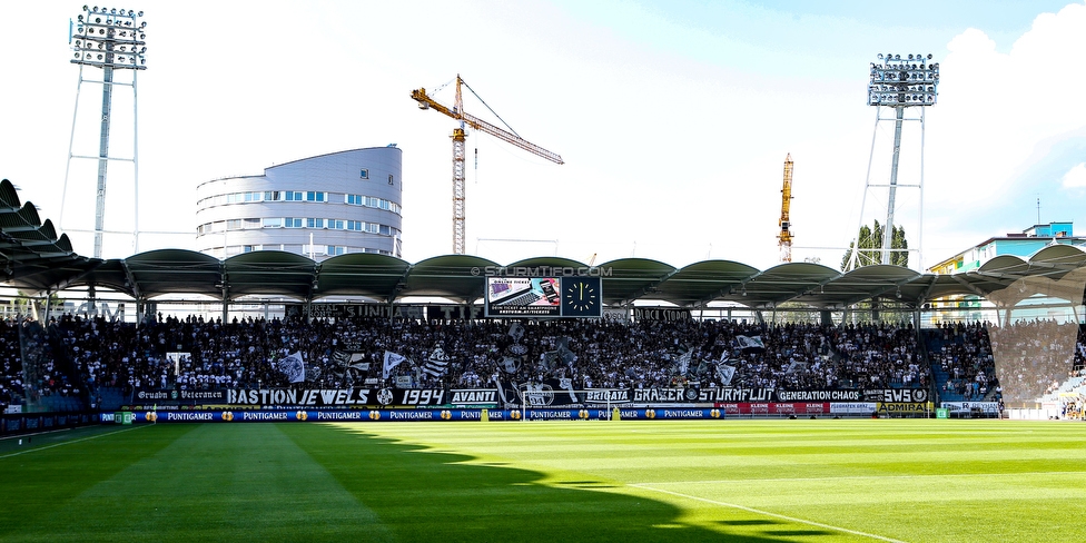 Sturm Graz - Hartberg
Oesterreichische Fussball Bundesliga, 1. Runde, SK Sturm Graz - TSV Hartberg, Stadion Liebenau Graz, 28.07.2018. 

Foto zeigt Fans von Sturm

