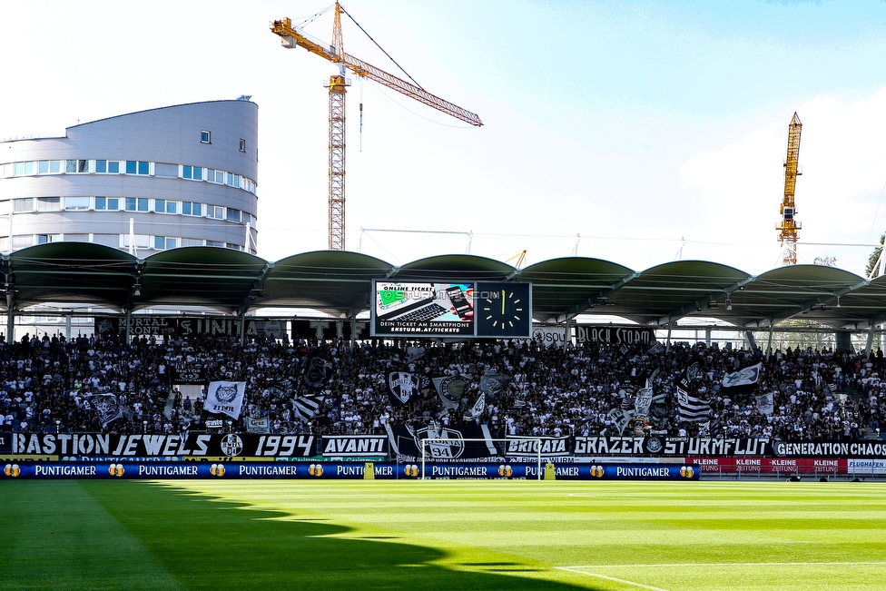 Sturm Graz - Hartberg
Oesterreichische Fussball Bundesliga, 1. Runde, SK Sturm Graz - TSV Hartberg, Stadion Liebenau Graz, 28.07.2018. 

Foto zeigt Fans von Sturm
