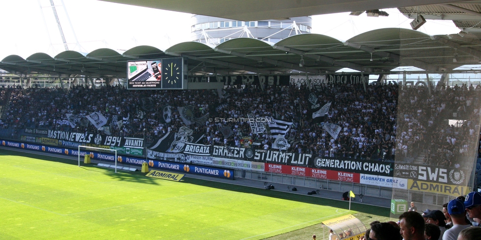 Sturm Graz - Hartberg
Oesterreichische Fussball Bundesliga, 1. Runde, SK Sturm Graz - TSV Hartberg, Stadion Liebenau Graz, 28.07.2018. 

Foto zeigt Fans von Sturm
