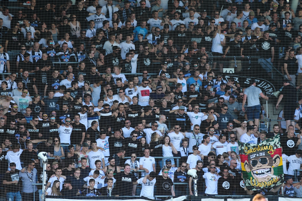 Sturm Graz - Hartberg
Oesterreichische Fussball Bundesliga, 1. Runde, SK Sturm Graz - TSV Hartberg, Stadion Liebenau Graz, 28.07.2018. 

Foto zeigt Fans von Sturm
