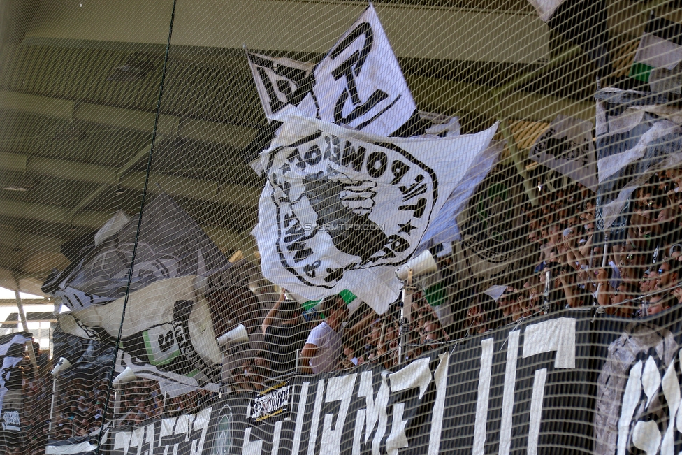 Sturm Graz - Hartberg
Oesterreichische Fussball Bundesliga, 1. Runde, SK Sturm Graz - TSV Hartberg, Stadion Liebenau Graz, 28.07.2018. 

Foto zeigt Fans von Sturm
