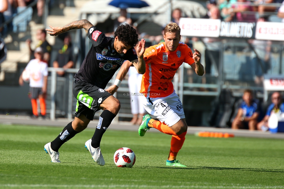 Sturm Graz - Hartberg
Oesterreichische Fussball Bundesliga, 1. Runde, SK Sturm Graz - TSV Hartberg, Stadion Liebenau Graz, 28.07.2018. 

Foto zeigt Philipp Hosiner (Sturm)
