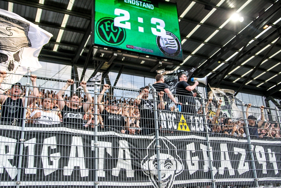 Innsbruck - Sturm Graz
Oesterreichische Fussball Bundesliga, 2. Runde, FC Wacker Innsbruck - SK Sturm Graz, Tivoli Neu Innsbruck, 04.08.2018. 

Foto zeigt Fans von Sturm
