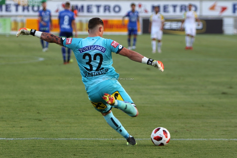 Larnaka - Sturm Graz
UEFA Europa League Qualifikation 3. Runde, AEK Larnaka - SK Sturm Graz, AEK Arena Larnaka, 16.08.2018. 

Foto zeigt Tobias Schuetzenauer (Sturm)
