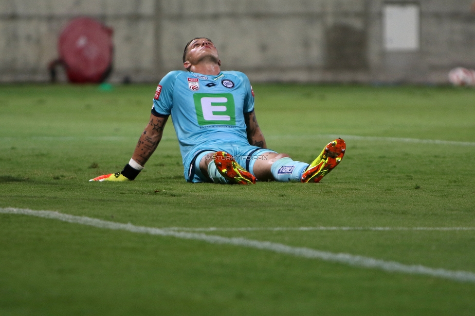 Larnaka - Sturm Graz
UEFA Europa League Qualifikation 3. Runde, AEK Larnaka - SK Sturm Graz, AEK Arena Larnaka, 16.08.2018. 

Foto zeigt Tobias Schuetzenauer (Sturm)
Schlüsselwörter: enttaeuschung