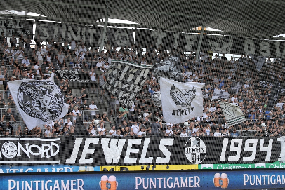 Sturm Graz - Altach
Oesterreichische Fussball Bundesliga, 1. Runde, SK Sturm Graz - SC Rheindorf Altach, Stadion Liebenau Graz, 19.08.2018. 

Foto zeigt Fans von Sturm
