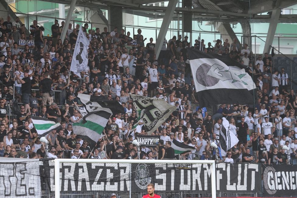 Sturm Graz - Altach
Oesterreichische Fussball Bundesliga, 1. Runde, SK Sturm Graz - SC Rheindorf Altach, Stadion Liebenau Graz, 19.08.2018. 

Foto zeigt Fans von Sturm
