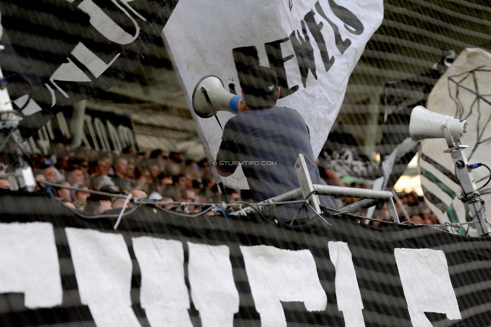 Sturm Graz - Altach
Oesterreichische Fussball Bundesliga, 1. Runde, SK Sturm Graz - SC Rheindorf Altach, Stadion Liebenau Graz, 19.08.2018. 

Foto zeigt Fans von Sturm
