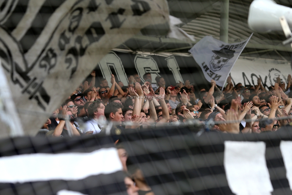 Sturm Graz - Altach
Oesterreichische Fussball Bundesliga, 1. Runde, SK Sturm Graz - SC Rheindorf Altach, Stadion Liebenau Graz, 19.08.2018. 

Foto zeigt Fans von Sturm
