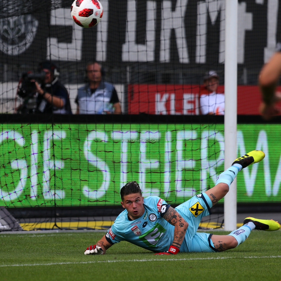 Sturm Graz - Altach
Oesterreichische Fussball Bundesliga, 1. Runde, SK Sturm Graz - SC Rheindorf Altach, Stadion Liebenau Graz, 19.08.2018. 

Foto zeigt Tobias Schuetzenauer (Sturm)
