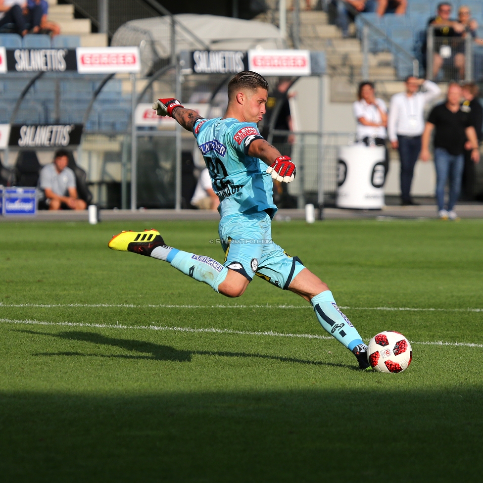 Sturm Graz - Altach
Oesterreichische Fussball Bundesliga, 1. Runde, SK Sturm Graz - SC Rheindorf Altach, Stadion Liebenau Graz, 19.08.2018. 

Foto zeigt Tobias Schuetzenauer (Sturm)
