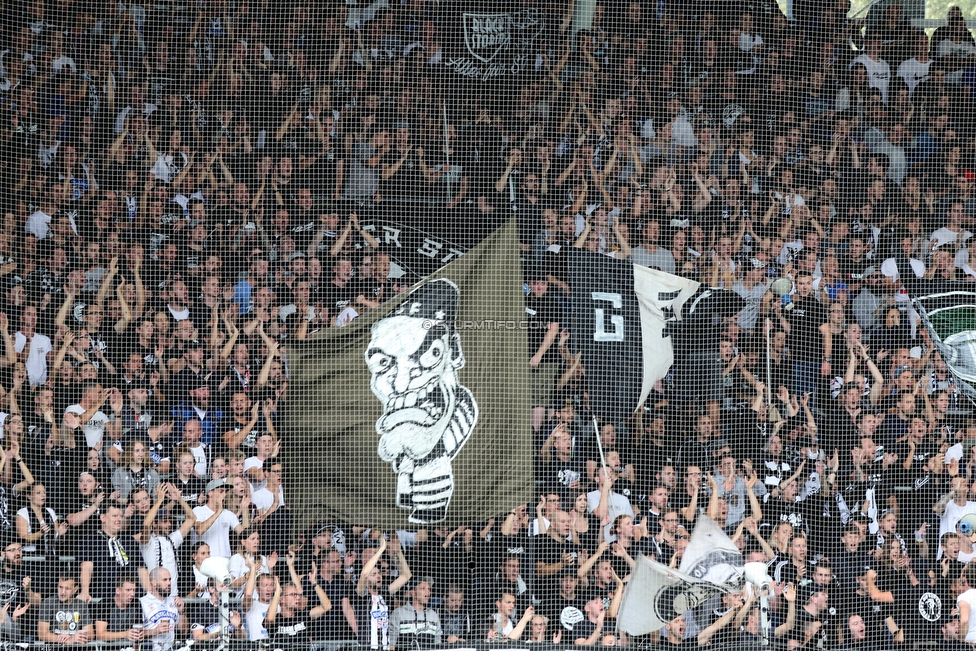 Sturm Graz - Rapid Wien
Oesterreichische Fussball Bundesliga, 6. Runde, SK Sturm Graz - SK Rapid Wien, Stadion Liebenau Graz, 02.09.2018. 

Foto zeigt Fans von Sturm
