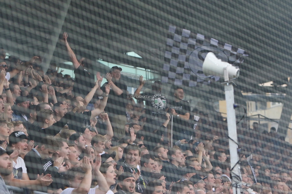 Sturm Graz - Rapid Wien
Oesterreichische Fussball Bundesliga, 6. Runde, SK Sturm Graz - SK Rapid Wien, Stadion Liebenau Graz, 02.09.2018. 

Foto zeigt Fans von Sturm
