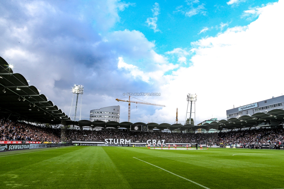 Sturm Graz - Rapid Wien
Oesterreichische Fussball Bundesliga, 6. Runde, SK Sturm Graz - SK Rapid Wien, Stadion Liebenau Graz, 02.09.2018. 

Foto zeigt eine Innenansicht im Stadion Liebenau
