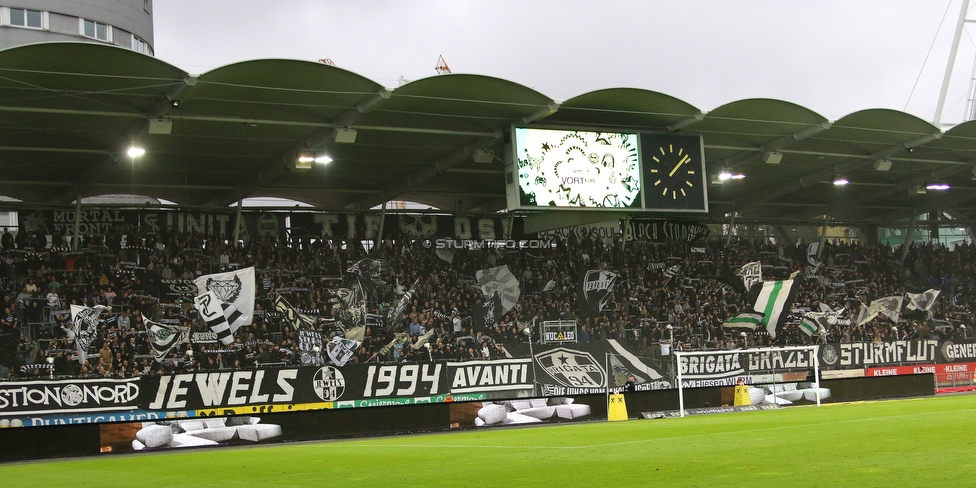 Sturm Graz - Mattersburg
Oesterreichische Fussball Bundesliga, 8. Runde, SK Sturm Graz - SV Mattersburg, Stadion Liebenau Graz, 22.09.2018. 

Foto zeigt Fans von Sturm
